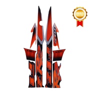 Yamaha F1ZR F1 Zr 2002 Full Clutch Striping Sticker BlackORANGE Standard Motorcycle Body List F1ZR 2