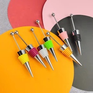 Beaded Wine Stopper DIY Beaded Wine Bottle Stopper Silicone Bottle Stopper Wedding Wine Champagne St