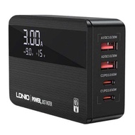 LDNIO A4808Q 65W Super Fast Charging Desktop Charger 2USB-A & 2USB-C Output Ports for Notebook Phone