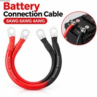 APPORTUNIAPY 1Pcs Battery Connection Cable, Soft Silicone Tinned Copper Battery Connection Wire, 4AW