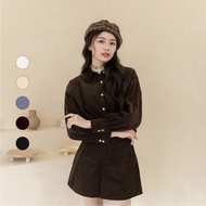 50% Fifty Percent|Corduroy Long Sleeve Shirt|02562131002