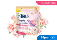 Breeze Fragrance Beads Capsule Detergent Rose 36s