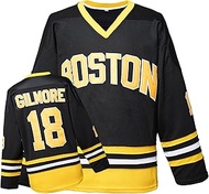 Happy Gilmore 18 Adam Sandler 1996 Black Ice Hockey Jersey Men