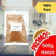 [Pure] Red sichuan peppercorn powder, szechuan pepper powder / serbuk lada sichuan merah / 四川花椒粉 / 100g / 500g / 1kg