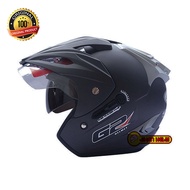 HELM DEWASA / HELM G2 DUA KACA RED MAROON DOFF ORIGINAL TERBARU