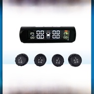 Solar Wireless Tire Pressure Monitor TPMS Tire Pressure Monitoring System Tire Pressure Sensor Tire 