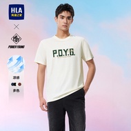 HLA/ HLA POWER YOUNG Series of pure cotton short sleeves T New short shirt t male