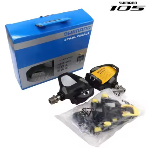 SHIMANO 105 TIAGRA PD R7000 PD R550 Road Bike Pedals SPD-SL Single Sided Self-Locking Pedals Origina