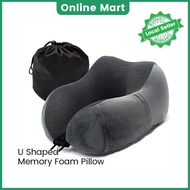 Portable U Shape Memory Foam Pillow Travel Pillow Neck Support Neck Pillows for travelling Office