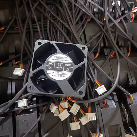 new for EFC-06E12D EFC-06E12D-AF09 6025 12V 0.60A 60X60X25mm 60mm 6cm Server Inverter Power Supply P