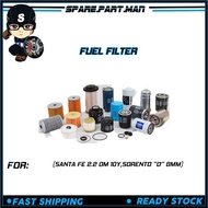FUEL FILTER (SANTA FE 2.2 DM 10Y,SORENTO "D" 8MM)  SPM