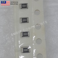 10PCS Taiwan-Grade 1R ±1%, 0805 SMD Resistor (1R00)