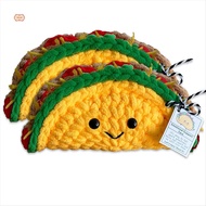 Emotional Tacos, Crochet, Handmade Cute Positive Tacos, Sentimental Gifts for Friends and Family, Pl