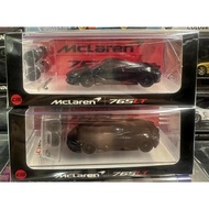 CM model MClaren senna 765LT black with extra wheels