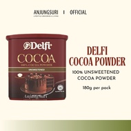 Delfi 100% Natural Unsweetened Cocoa Powder 180g Serbuk Koko Kurang Manis Delfi