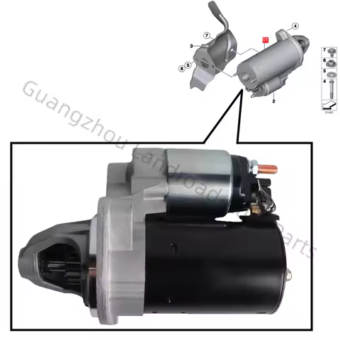 12412354701 Starter Motor For BMW E87 E90 F07 F10 E66 F02 E84 E70 E71 E85 E89 E86 130i 325i 330i 523