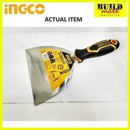 ♞INGCO Soft Grip Stainless Scraper RUBBER Handle Putty Knife Trowel Paleta BUILDMATE IHT