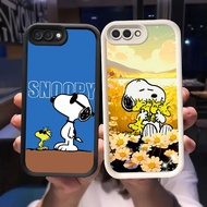 O-6 Woodstock Casing for OPPO A37 A1K A5 A83 A3S A39 A12E Realme C2 C2s Black and White