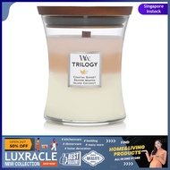 [sgstock] WoodWick Island Getaway Medium Hourglass Trilogy Candle, 9.7 oz. - [ Island Getaway Trilog