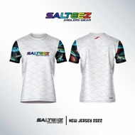 Salteez - Basic Lures 2022 Fishing Jersey WHITE