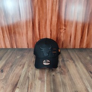 Damaged Chicago Bulls Black Baseball Cap