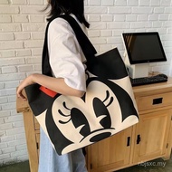 Beg Tote untuk Wanita 2025 Beg Tangan Beg Bahu Serbaguna Gaya Jepun Beg Kanvas Kartun Beg Tangan