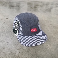 [WEARCOME] WEGO 5-PANEL CAMP CAP Japanese Store Repurchase Five-Segment Bar CAP/Stripe Blue Red