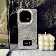 For iQOO 13 12 Pro Z10 Turbo Z9 Neo 10 Pro Basketball Team Logo Micro Matte Phone Case for iQOO Z9 T