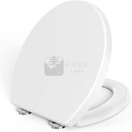 Syllere - 包送貨 -馬桶座- 馬桶蓋，緩閉馬桶蓋，V型，加厚緩落靜音。 白色 V型