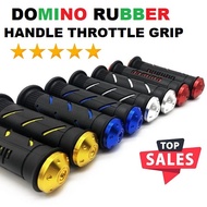 SUZUKI Raider J110 MOTORCYCLE DOMINO HANDLE GRIP THROTTLE GRIP SMOOTH RUBBER WITH ALLOY BAR END