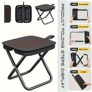 Customizable Folding Chair With Personalized Name. 2-In-1 Heavy-Duty Folding Camping Chair, Adult Si