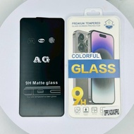Ag Matte Glass Film Use For Vivo y21 y21t y21s y28 y19 v29e y02 y02s y02A Y3s y01 v17pro v15pro y91c