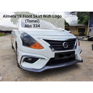 Nissan Almera facelift 2017 2018 2019 tomei Bodykit body kit front side rear skirt lip