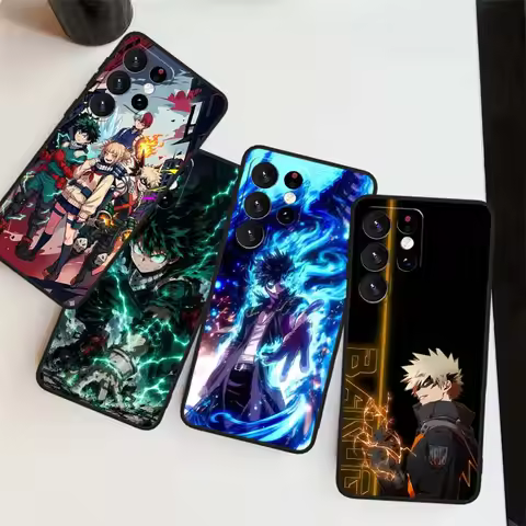 MHA Two Hero Anime For Samsung Galaxy Note 20 10 XCover Pro 7 M56 M55 M35 M17 M16 M06 F07 Ultra Lite