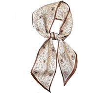 Kcctoo 59 Inches (About 149.9cm) Long Silk Head Scarf Women Fashion Square Neck Satin Scarf Hair Sca