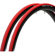 Panaracer Clincher Tires, Set of 2 700 x 26C Category S2 F726-CATS-R2 Red/Black Side Road Bike Cross
