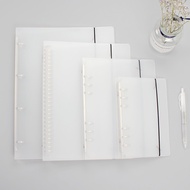 Student Book a4b5a5a6 Simple Transparent Binder 4 Holes 9 Holes 6 Holes Binder Shell 100g Writing Pa