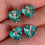 [miaom] Hot-selling Paraiba Iris Earrings Unique Unique Unique Small Earrings All-match Whitening Ea