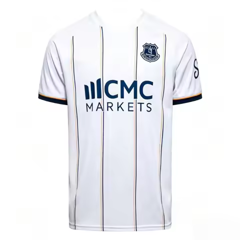 2026 New Hot Y2k Men's Everton Home Blue Soccer Jersey Short Sleeve Breathable Football Shirt Fans V