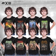 Baju Band Kanak Kanak ,Premium Quality Kids Band T-Shirt /ABYSMAL DAWN, ACRANIA, ABORTED & ACRANIUS