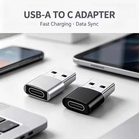 2Pcs USB To Type C OTG Adapter USB USB-C Male To Micro USB Type-c Female Converter For Macbook Samsu