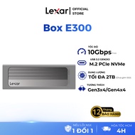 Lexar E300 M.2 Nvme Encyclopedia SSD Box supports USB 3.2 Gen 2, High Speed 10Gbps,