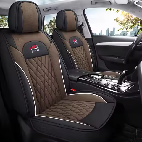 1pic Universal Car Seat Covers For MG MG4 MULAN ZS HS EV MG5 MG6 Nissan Leaf Kicks Navara D40 Auto A