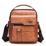 Jeep BULUO Men Sling Messenger Bag Man Crossbody Shoulder Bag Leather Sling | Beg Bahu Silang Sandan