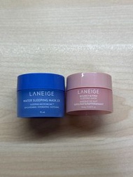 Laneige Water Sleeping Mask EX & Bouncy & Firm Mask