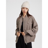 RAPPEYE貼袋短款秋季飛行棒球服