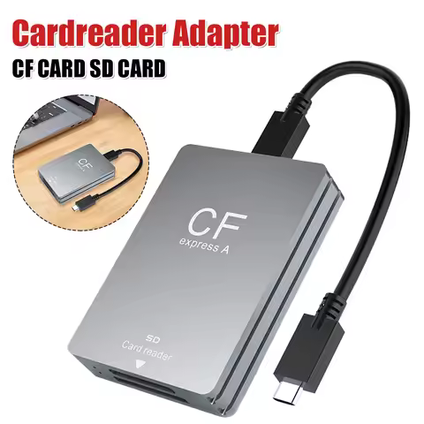 2 in 1 CFexpress Type A SD Card Reader Cardreader Adapter USB 3.2 10Gbps CF Express Card Reader Type
