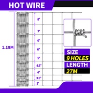 Hog Wire Fence Galvanized Goat Wire Fence Roll Cow Fence Farm Hog Wire Cattle Panels Fence