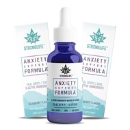 Stronglife Calming Drops- 8 Active Ingrine - Valerian Root, Passionflower, Ashwagandha, Maca Root, M