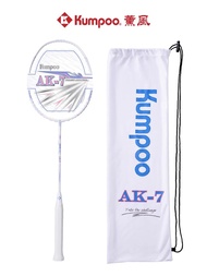 ไม้แบดมินตัน KUMPOO แบบมืออาชีพสำหรับการแข่งขัน AK7การฝึกคาร์บอนไฟเบอร์ที่มีน้ำหนักเบาเป็นพิเศษเป็นข